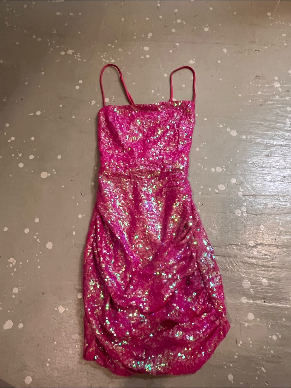 Windsor Pink Sequin Mini Dress